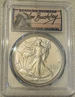2025 $1 American 1oz Silver Eagle PCGS MS70 FS Leonard Buckley 1 of only 500. NR
