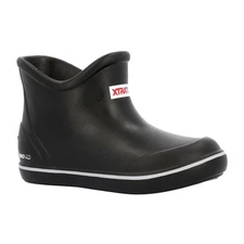XTRATUF Little Kids TUFS 5in Black Ankle Deck Boot (XKTF001C)