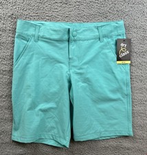 Art Class Boy's Size 14 Hybrid Solid Swim Shorts Trunks Turquoise Green