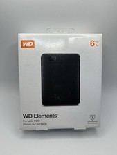 WD  Elements  6TB  Portable USB 3.0 External ...