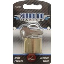 Shoreline Marine Brass Padlock for Marine or Houshold use. Non-Corrosive.