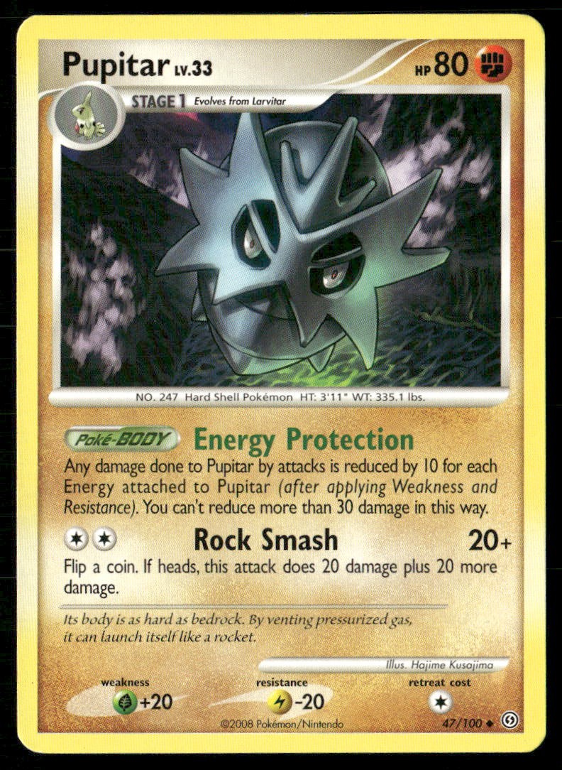 PUPITAR 47/100 UNCOMMON STORMFRONT POKEMON LP