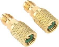 Aupoko R410A Straight Swivel Adapter, R410A Mini Split Adapter with 5/16’’ S