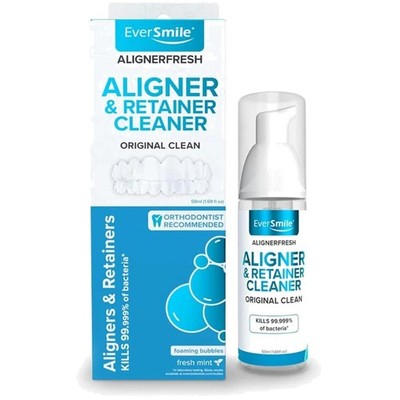 AlignerFresh Foam - Whitens Teeth 3-4 Shades While Fighting Bad Breath (50ml)