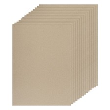 20 Sheet A4 Glitter Champagne Gold Card Stock, 8"x11" Paper for DIY Crafts