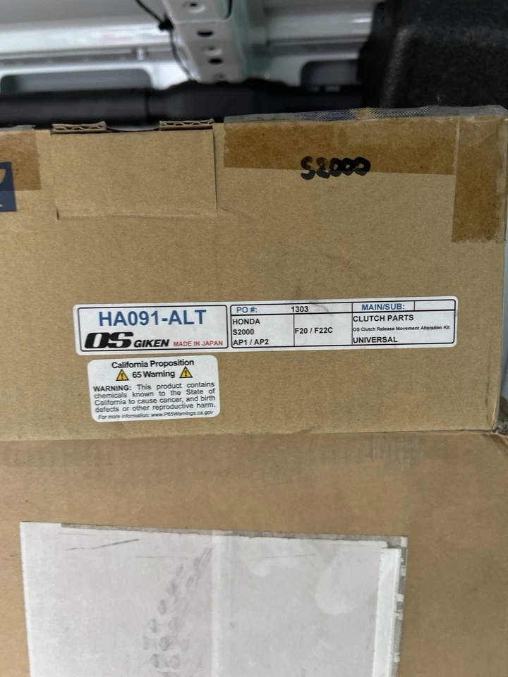 OS Giken Movement Alteration Kit for Honda S2000 - Image 2 of 2