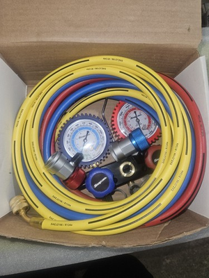 #ad #ad Snap On A C MANIFOLD GAUGES AND HOSES $240.00