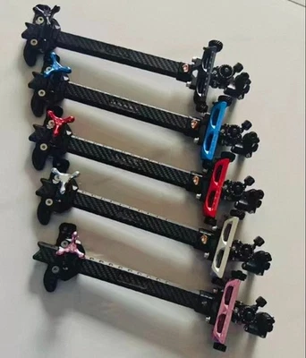 Compound Bow Sight Bracket Carbon Rod 9" Adjustable Shoot Hunting Target CXP2.0 - Bild 1 von 2