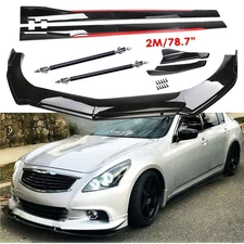 Front Rear Bumper Lip Spoiler Splitter Rear Lip For Infiniti G37 Sedan Body Kit