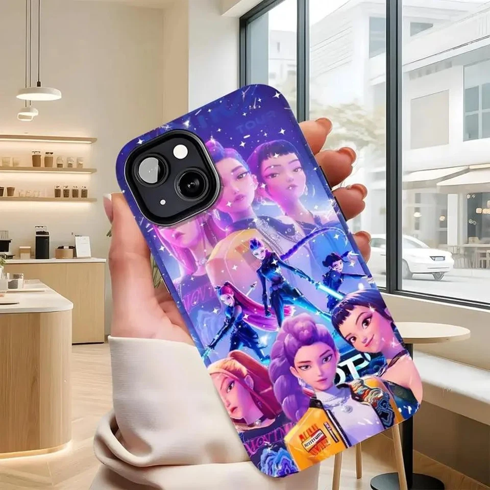 Arte de ventilador vibrante Hunters para estuche resistente Kpop 2025 funda de teléfono Foto 4 de 4