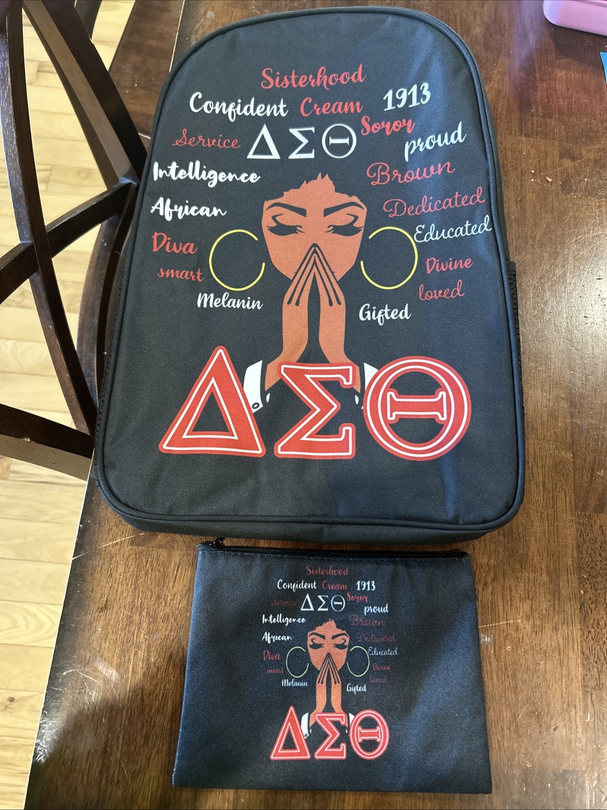Pencil Holder Sorority University Black