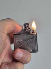 VTG Soviet Petrol Lighter Vostok 12. 1961 Space Rocket USSR Yuri Gagarin Working