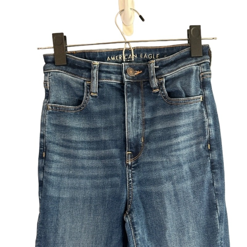 American Eagle Blue Basic Casual Ankle Skinny Den… - image 3