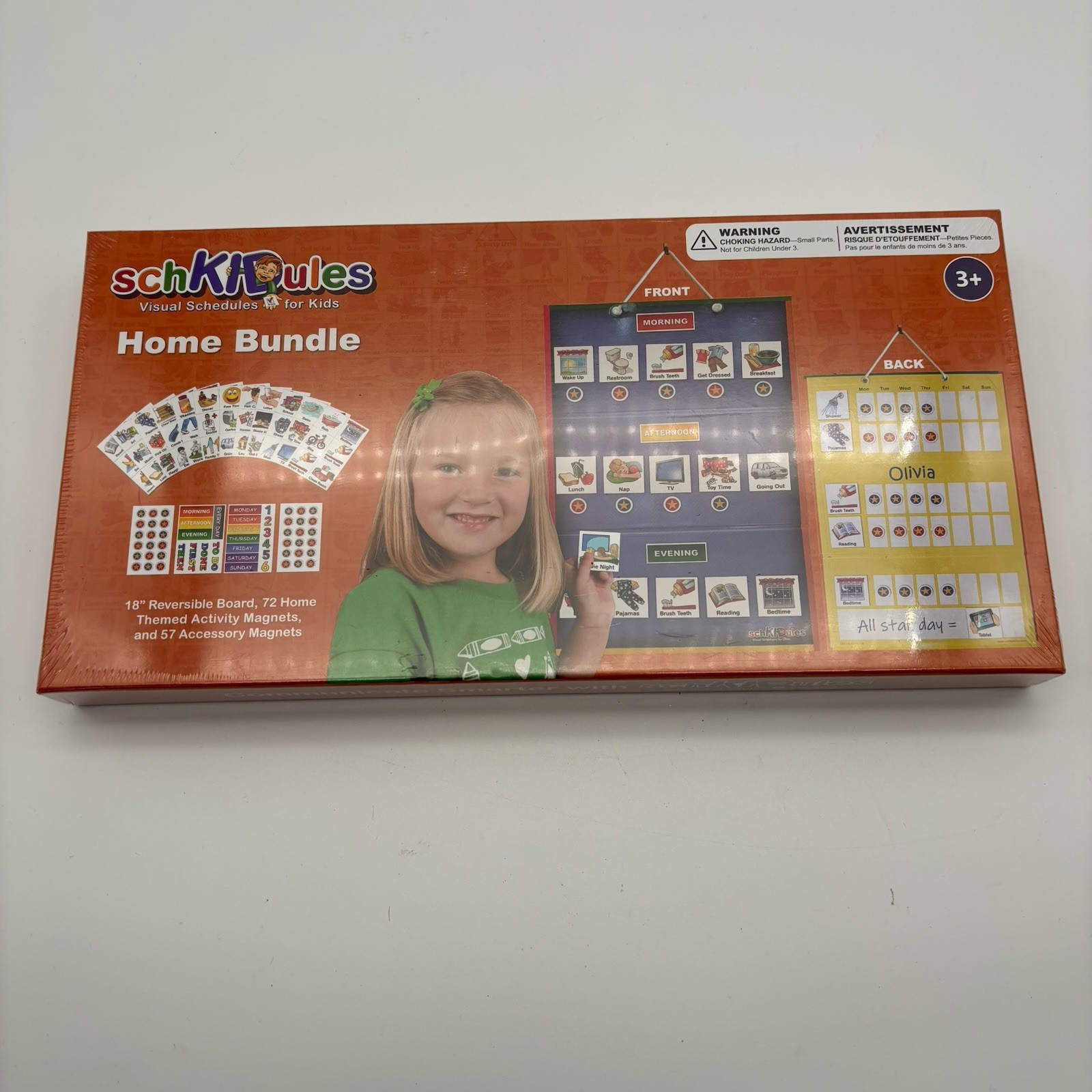 SchKIDules Home Bundle Visual Schedule Kids Magnetic Routine Board. New. Sealed.