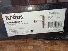 Kraus KPF-4103SFS Single Handle Pull-out Kitchen Faucet in Stainless Steel