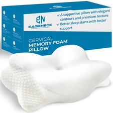 Cervical Neck Pillow for Sleeping, Ergonomic Contour Soft Non Collapsing Memo...