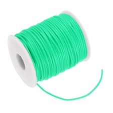 54.7 Yards Hollow Pipe Tubing Rubber Cord Knitting Barber Cord Light Green