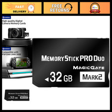32GB High Speed Memory Stick Pro Duo for PSP  Camera - MagicGate Technology