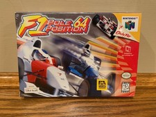 NEW SEALED Nintendo 64 Video Game F1 Pole 64 Position