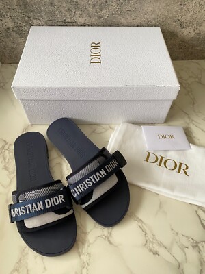 New Christian Dior DIO(R)EVOLUTION Slide Sandal Mules Slides Flats