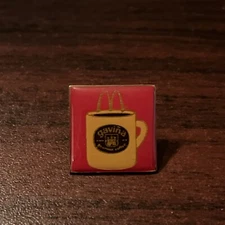 McDonald’s Gavina Gourmet Coffee Mug Employee Lapel Hat Pin