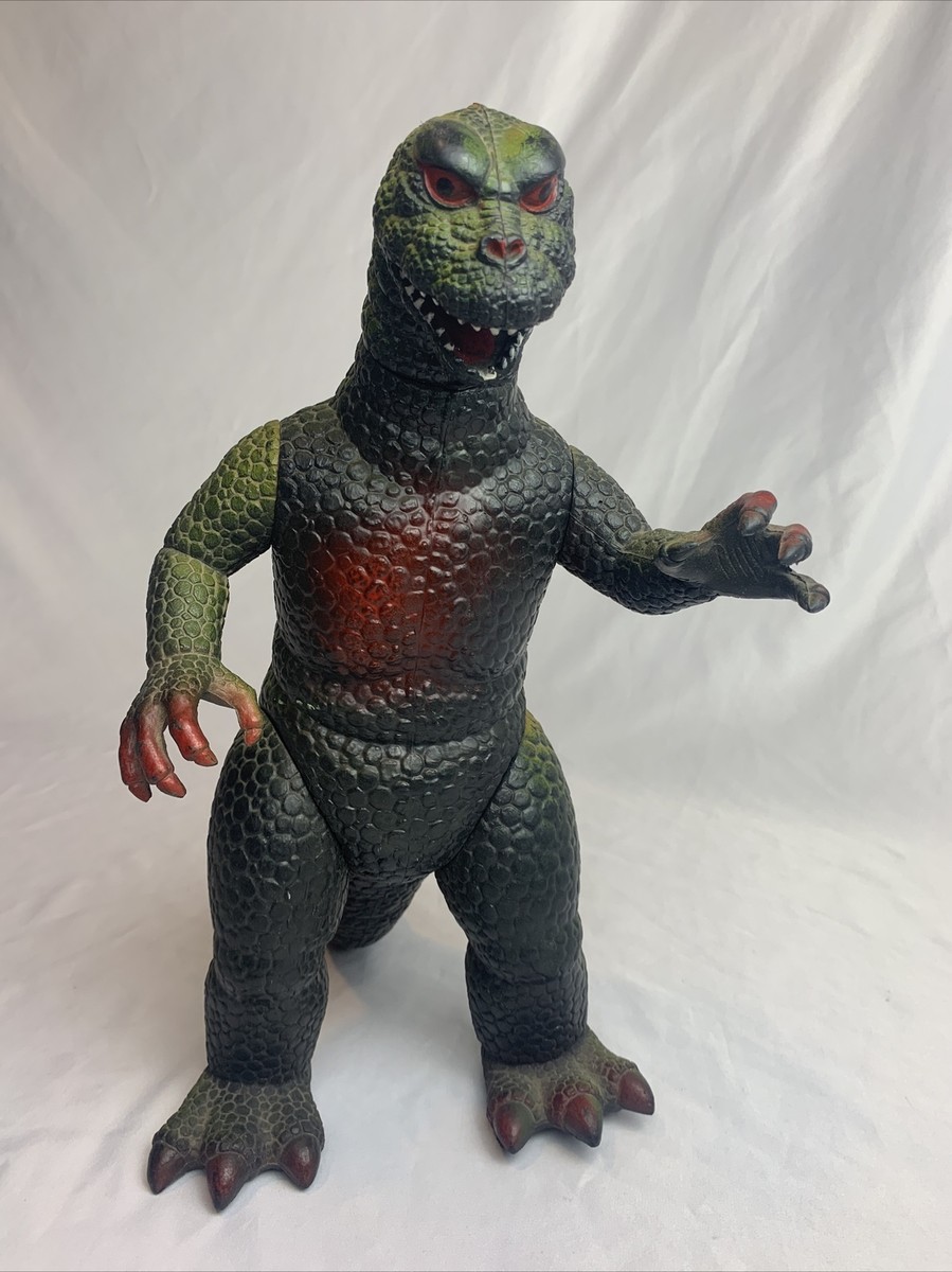 Godzilla 1997 Vintage Dormei 14” Black & Red Moveable Head