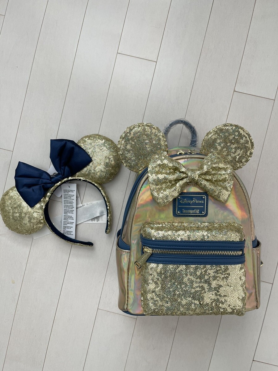 Disney World 50th Anniversary EARidescent Shimmer Loungefly  display picture 1