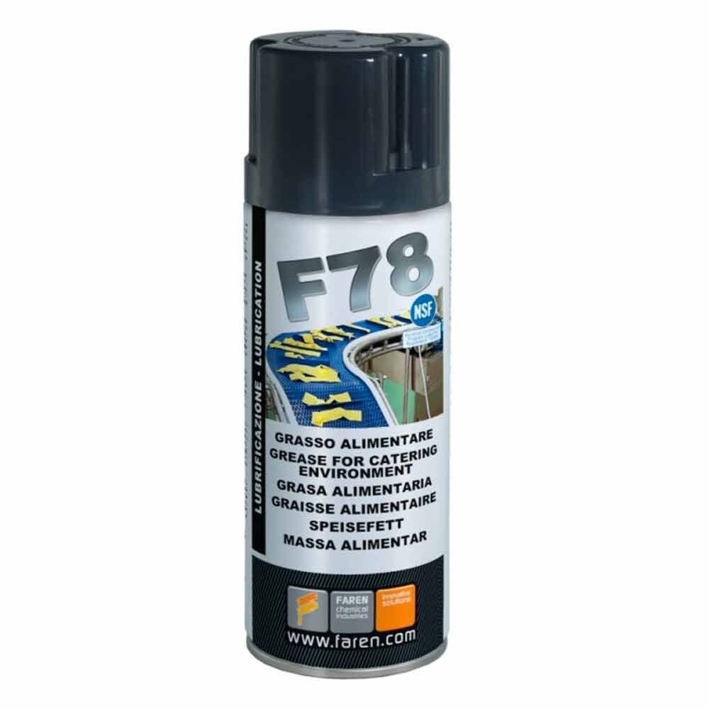 GRASSO ALIMENTARE F78 SPRAY CERTIFICATO NFS GRASSO LUBRIFICANTE PER ALIMENTI