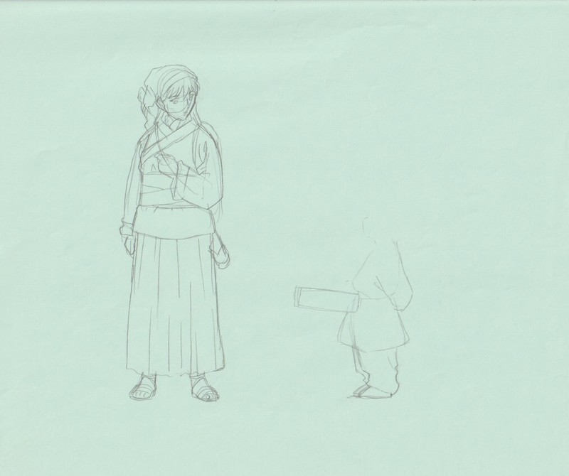 The Twelve Kingdoms Juuni Kokki Genga Douga Original Sketches Pierrot - Youko