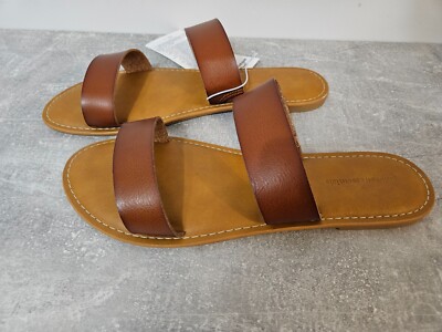 Amazon Brown Leather Flip Flops Ladies Uk Amazon Essentials