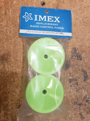IMEX 8578 RC Kyosho 2.1'' Hot Green Rims 2WD Front Wheels, $7/$3/$15 Ship