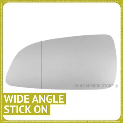 For Vauxhall Astra H 04-08 Left passenger Aspheric wing mirror glass with plate