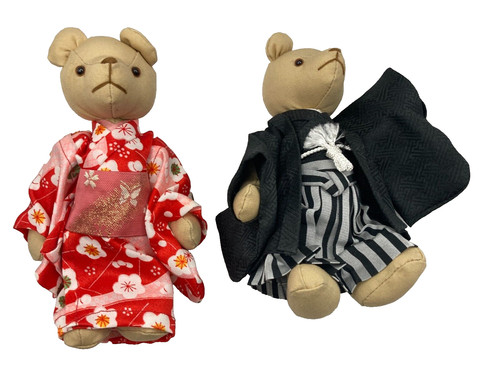 Bear  Set Japan Kimono 19 cms