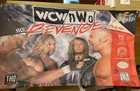 WCW Vs NWO Revenge Nintendo N64 5ft Flag Banner Poster 1998 64 THQ WWF WWE Hogan