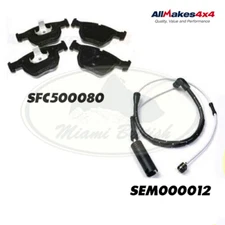 LAND ROVER FRONT BRAKE PAD SET & SENSOR RANGE M62 03-05 ALLMAKES4x4