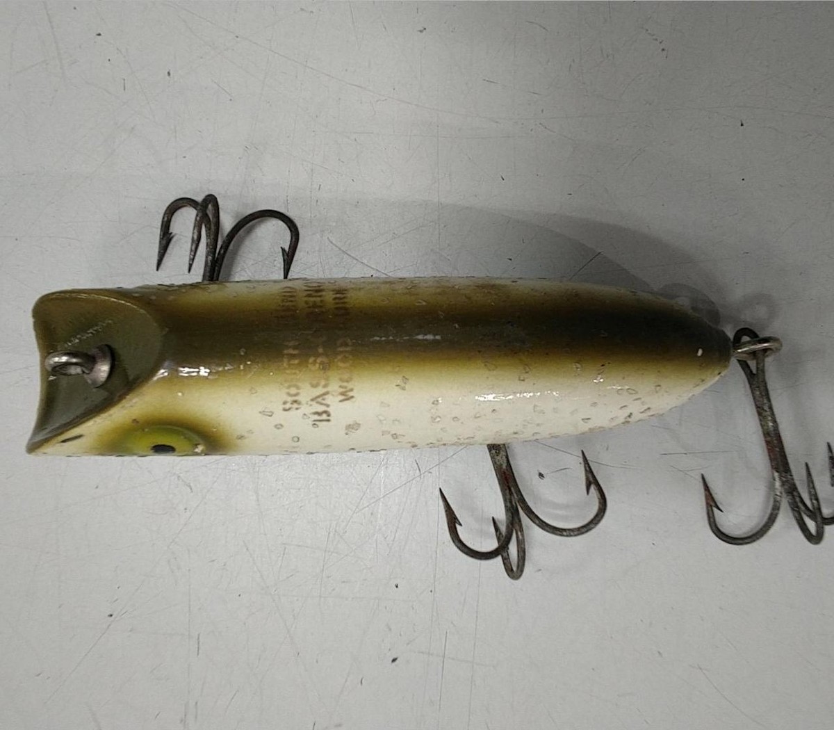 Bass-Oreno by South Bend - Fishing Lure, Vintage Classic Bass-Oreno by South Bend - Fishing Lure, Vintage Classic