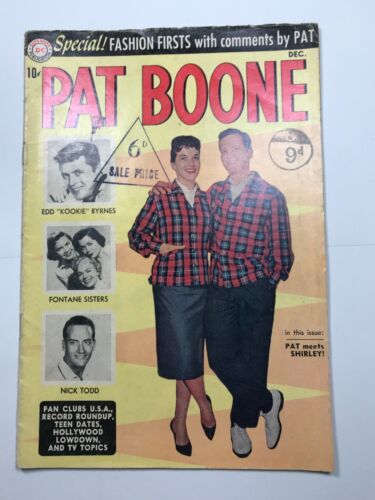 Pat Boone No. 2 Dec. 1959 DC Silver Age: Edd 'Kooki' Byrnes, The Fontane Sisters - Zdjęcie 1 z 10