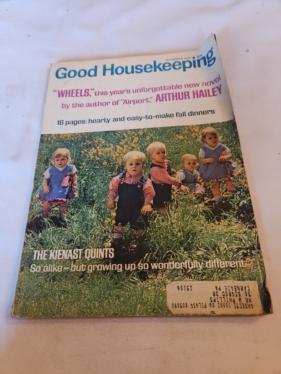 Vintage 1971 September, Good Housekeeping Magazine, The Kienast
