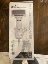 iPettie Breeze B380S - 2 in 1 Pet Grooming Dryer with Wide-Spaced Brush