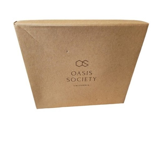 Oasis Society Combat Boots Tan Canvas Size 8 with Original Box - Picture 8 of 8