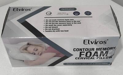 Elviros Contour Memory Foam Cervical Pillow