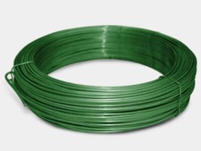 Bindedraht / Spanndraht | Grün | 3,1 mm Stärke Draht Weidezaun Forstzaun Zaun