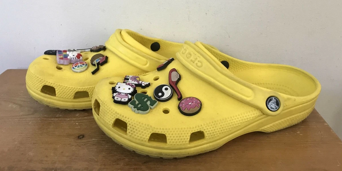 Yellow croc shop charms
