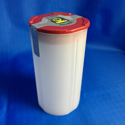 Empty Austrian Philharmonic Tube for 1 oz Silver Coins, Maroon Top   No Coins