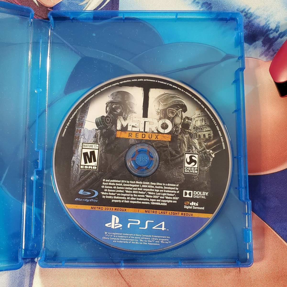 Metro Redux CUSA-00683 PS4 Metro 2033 and Metro Last Light Disc