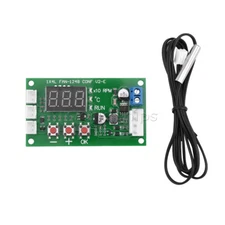 12-48V Digital PWM Motor Fan Temperature Control Speed Controller + Sensor Cable