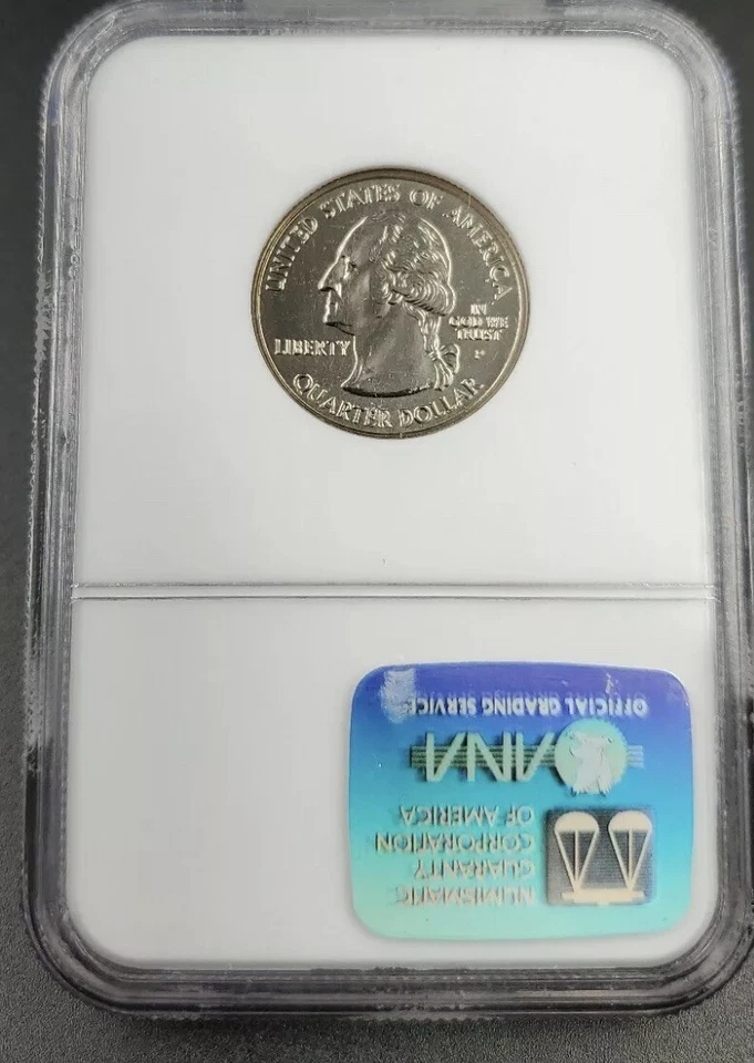 2001 P Vermont State Statehood Quarter Coin MS67 W White! NGCl Nice Coin - Image 2 of 2