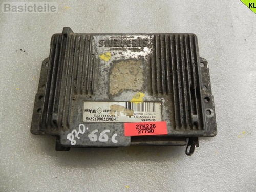 Renault Scenic I 1.6i 16v Benzin Motorsteuergerät Steuergerät 7700111772