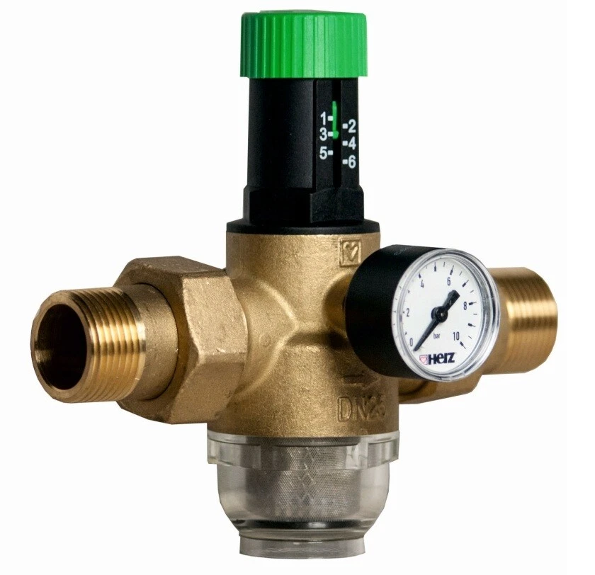 HERZ Reductor de presión CORAZÓN 1/2 3/4 1 pulgada reductor de presión de membrana