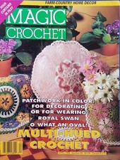 Magic Crochet Magazine April 1994 No 89 Multi Hued Crochet